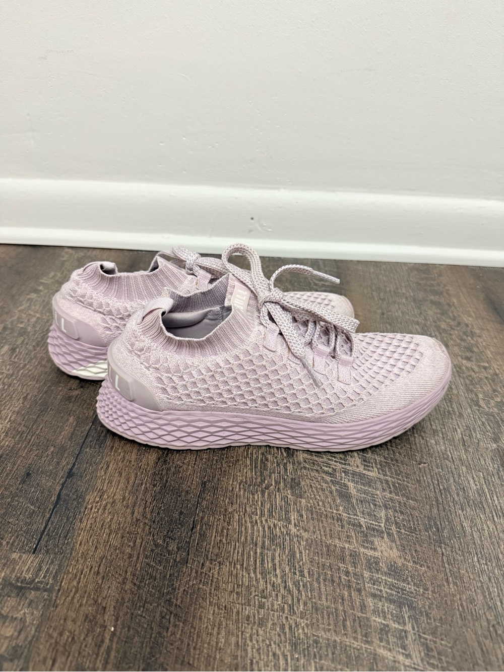 Lavender No Bull Allday Knit Women's Athletic Sneakers